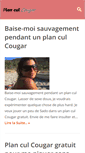 Mobile Screenshot of plan-cul-cougar.fr